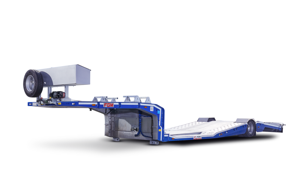 Spezialfahrzeug von Greiwing – z. B. Tieflader oder Abrollcontainer